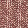 red geometric printed fabric from Utopia