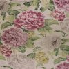 red botanical velvet-chenille fabric from Utopia