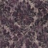 purple botanical velvet-chenille fabric from Utopia