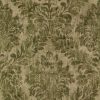green botanical velvet-chenille fabric from Utopia