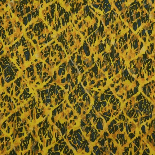 Crystal Fabric - Ochre by yellow misc velvet-chenille fabric from Utopia