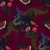 multicolour animal velvet-chenille fabric from Utopia