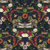 multicolour animal velvet-chenille fabric from Utopia