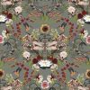 multicolour animal velvet-chenille fabric from Utopia