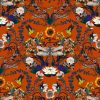 multicolour animal velvet-chenille fabric from Utopia