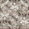 black-grey animal velvet-chenille fabric from Utopia
