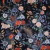 black-grey animal velvet-chenille fabric from Utopia