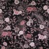 black-grey animal velvet-chenille fabric from Utopia