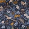 black-grey animal velvet-chenille fabric from Utopia