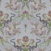 green animal velvet-chenille fabric from Utopia