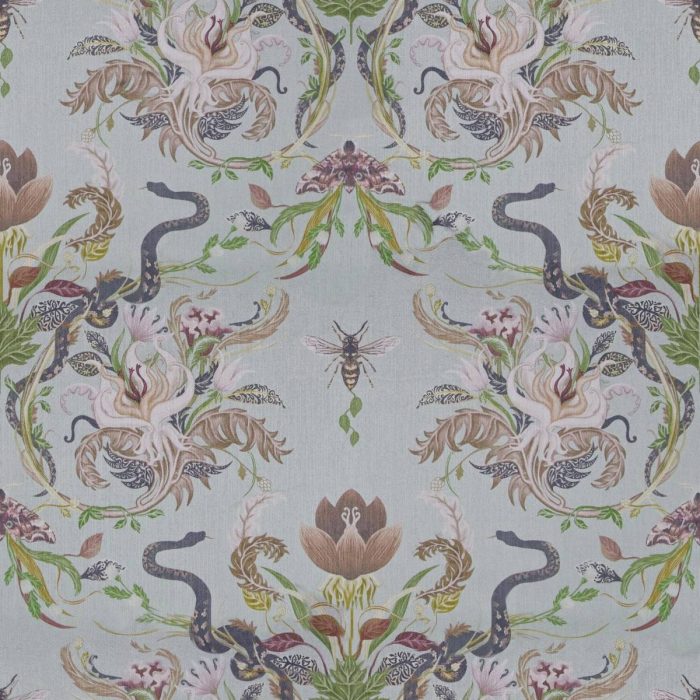 Serpentwined Fabric - Pale Moss swatch