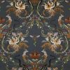 black-grey animal velvet-chenille fabric from Utopia