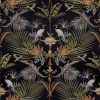 black-grey animal velvet-chenille fabric from Utopia