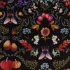 black-grey animal velvet-chenille fabric from Utopia