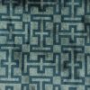 black-grey geometric velvet-chenille fabric from Utopia