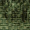 brown geometric velvet-chenille fabric from Utopia