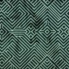 black-grey geometric velvet-chenille fabric from Utopia
