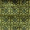 green geometric velvet-chenille fabric from Utopia