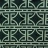 black-grey geometric velvet-chenille fabric from Utopia