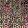 neutral geometric velvet-chenille fabric from Utopia