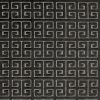 black-grey geometric velvet-chenille fabric from Utopia