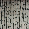 black-grey striped velvet-chenille fabric from Utopia