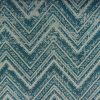 green geometric velvet-chenille fabric from Utopia