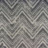 black-grey geometric velvet-chenille fabric from Utopia
