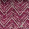 purple geometric velvet-chenille fabric from Utopia