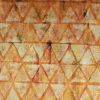 orange geometric velvet-chenille fabric from Utopia