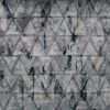 black-grey geometric velvet-chenille fabric from Utopia