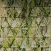 green geometric velvet-chenille fabric from Utopia