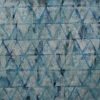 blue geometric velvet-chenille fabric from Utopia