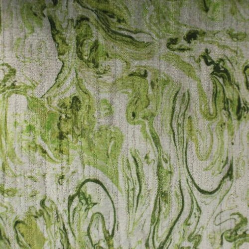Design 9 Fabric - Peridot by green misc velvet-chenille fabric from Utopia
