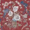 red animal velvet-chenille fabric from Utopia
