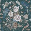 green animal velvet-chenille fabric from Utopia