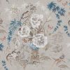 black-grey animal velvet-chenille fabric from Utopia