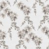white botanical velvet-chenille fabric from Utopia