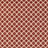 red geometric velvet-chenille fabric from Utopia