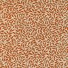 orange botanical velvet-chenille fabric from Utopia