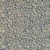 blue botanical velvet-chenille fabric from Utopia