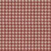 red geometric velvet-chenille fabric from Utopia