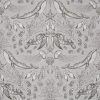 white animal cotton fabric from Utopia