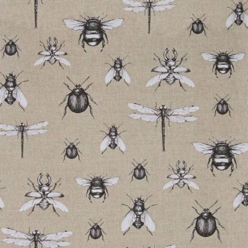 Entomology Fabric - 2 by white animal cotton fabric from Utopia