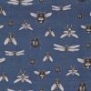 blue animal cotton fabric from Utopia