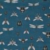 blue animal cotton fabric from Utopia