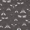 black-grey animal cotton fabric from Utopia