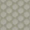 black-grey botanical embroideried fabric from Scion