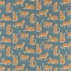 blue animal cotton fabric from Scion