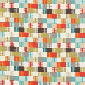 Navajo Fabric - Tomato / Multi